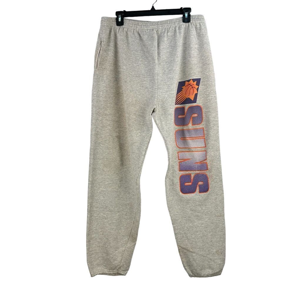 Vtg Jostens Sweatpants‎ Mens XL Gray Heather Fleece Phoenix Suns Basketball 90s